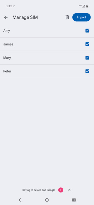 Select Import