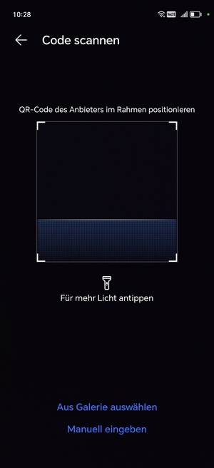 Scannen Sie den QR-Code
