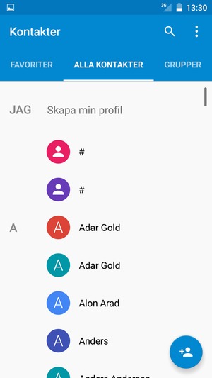 Tryck på Meny-knappen