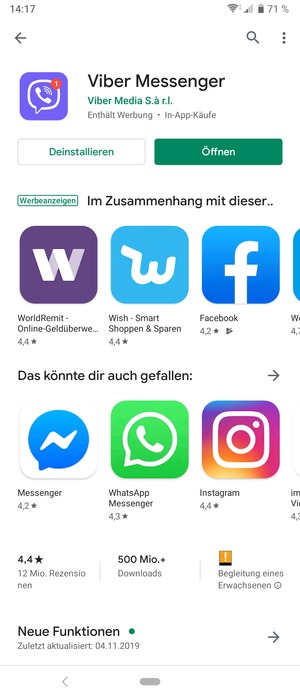 Wählen Sie Öffnen