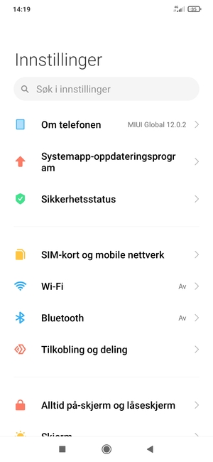Velg Wi-Fi