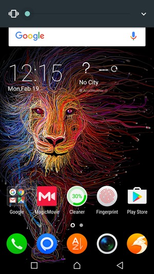 Continue to press for vibration mode, which is approved with a short vibration