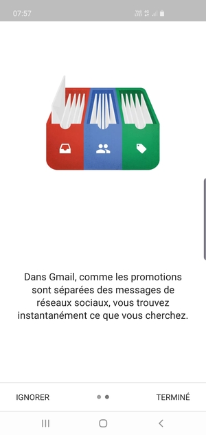 Sélectionnez TERMINÉ