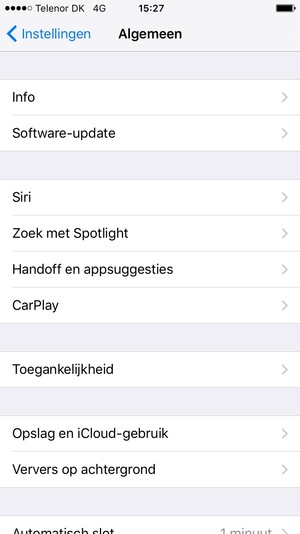 Selecteer Software-update