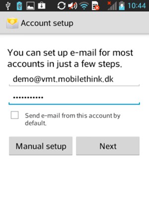Enter your Email address and Password. Select Next