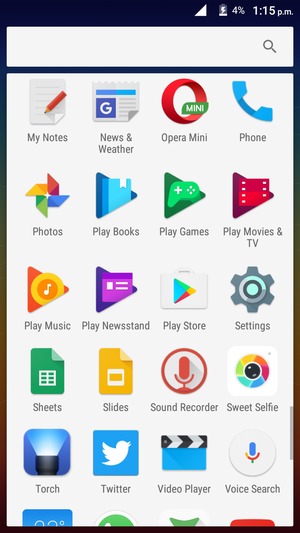 Scroll to and select Settings