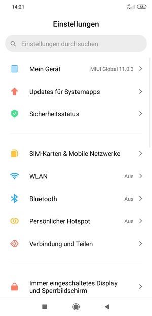 Wählen Sie Mein Gerät