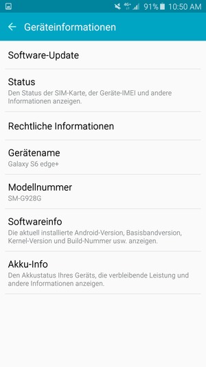 Wählen Sie Software-Update