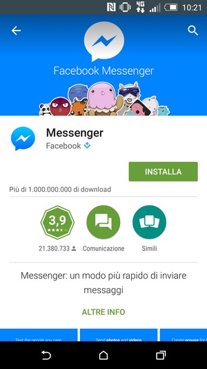 Seleziona INSTALLA