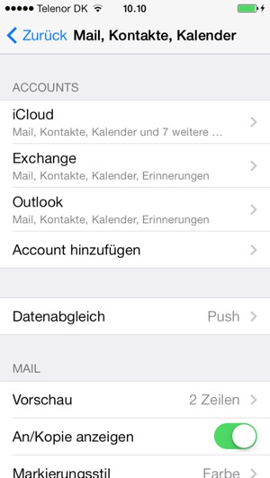 Wählen Sie Datenabgleich