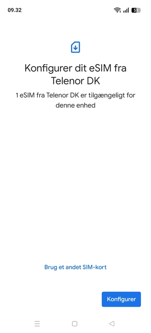 Vælg Konfigurer