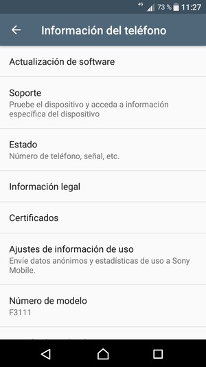 Seleccione Actualización de software