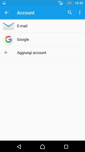 Seleziona Google