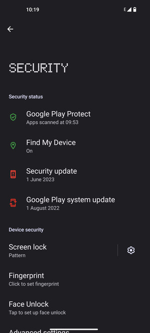 Your phone is now secure with a screen lock