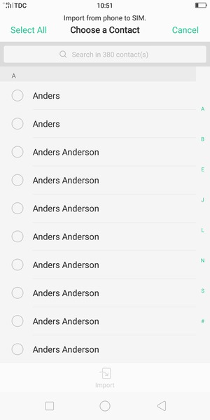 Select Select All