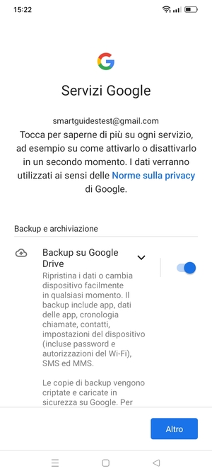 Seleziona Altro