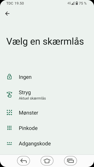 Vælg Mønster