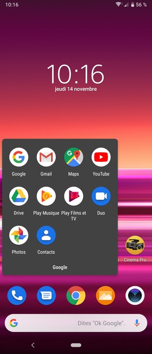 Sélectionnez Gmail