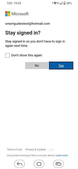 Select your preferred option