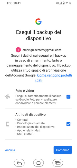Seleziona le tue opzioni preferite