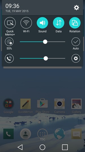 Select Sound to change to vibration mode