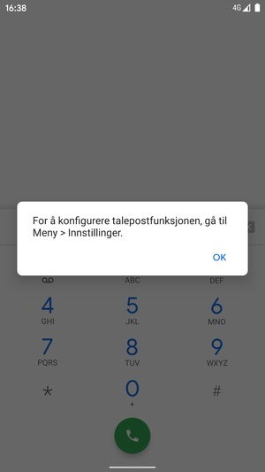 Hvis personsvar ikke er innstilt, velg OK