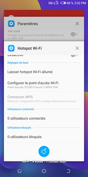 Sélectionnez l'icône Supprimer pour fermer toutes les applis en cours d'exécution