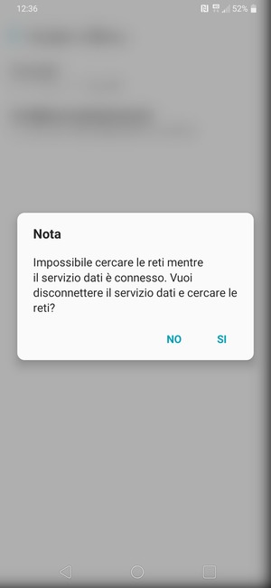 Seleziona SI
