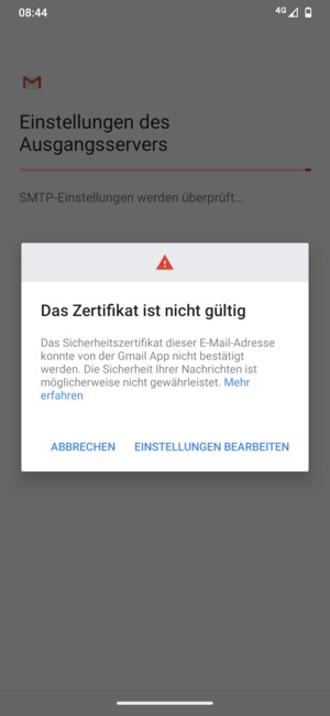 Wählen Sie EINSTELLUNGEN BEARBEITEN