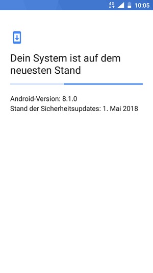 Warten Sie, bis die Suche abgeschlossen ist