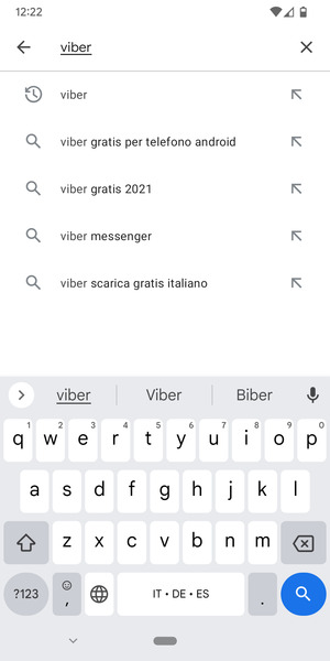 Inserisci il nome dell'app e seleziona Ricerca
