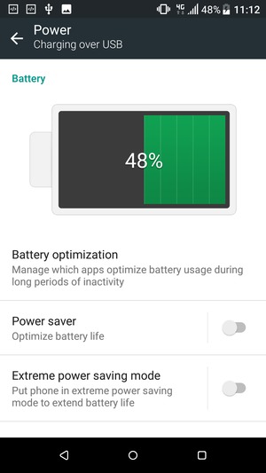Turn on Extreme power saving mode