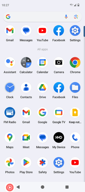 Scroll to and select Settings