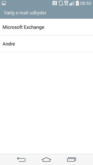 Vælg Andre