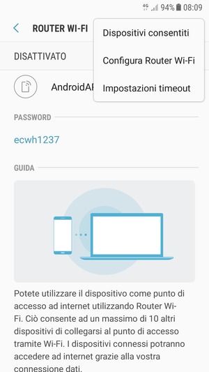 Seleziona Configura Router Wi-Fi