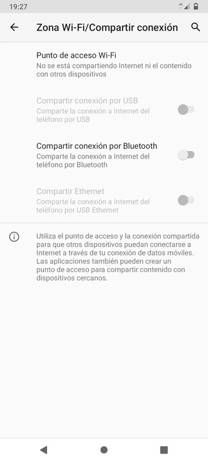 Seleccione Punto de acceso Wi-Fi