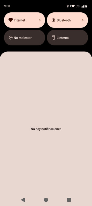 Deslice hacia abajo el menú superior de nuevo