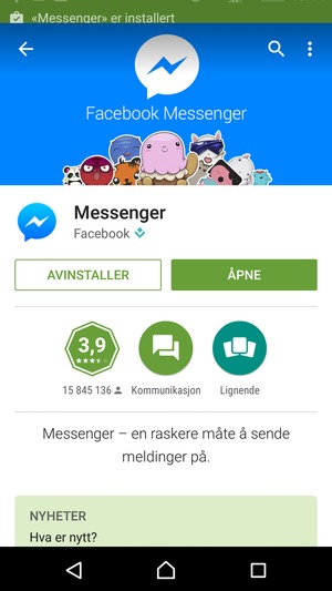 Velg ÅPNE