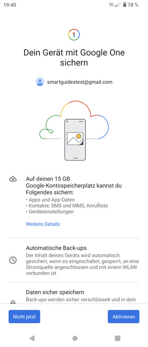 Wählen Sie Aktivieren