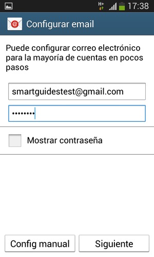 Introduzca su dirección de Gmail o Hotmail y su Contraseña. Seleccione Siguiente