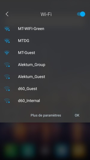 Désactiver le Wi-Fi