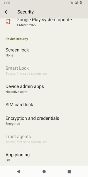 To change the PIN for the SIM card, go to the Security menu and scroll to and select SIM card lock