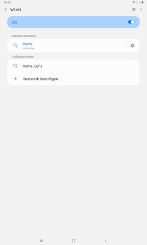Sie sind nun mit dem WLAN-Netzwerk verbunden