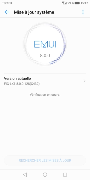 Veuillez attendre la fin de la recherche