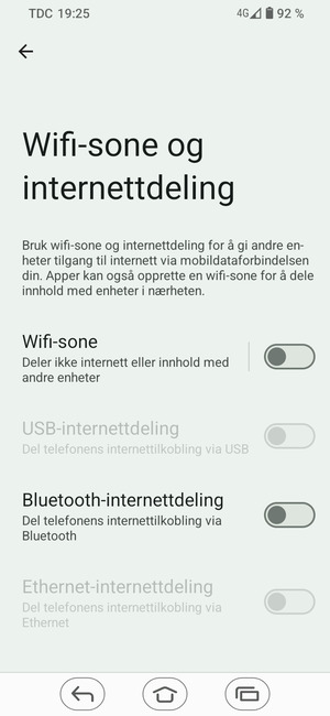 Velg Wifi-sone