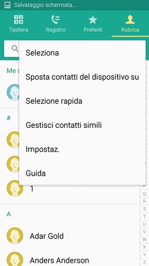 Seleziona Impostaz.