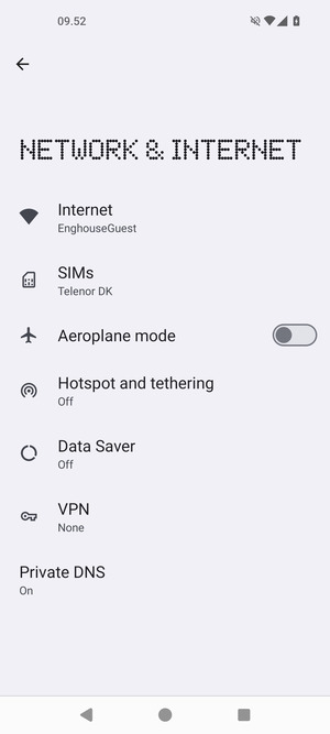 Select Hotspot and tethering