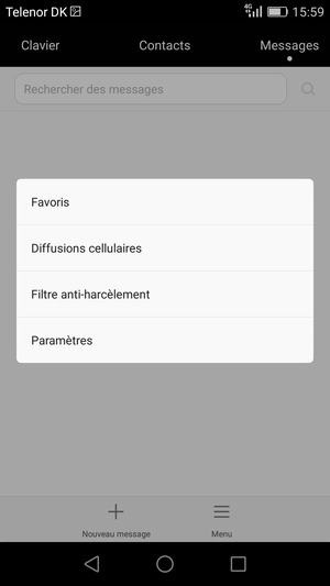 Sélectionnez Paramètres