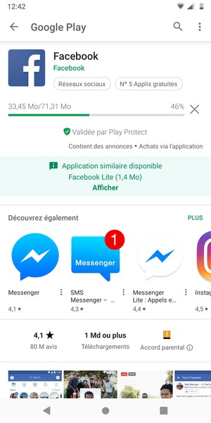 Veuillez attendre la fin de la procédure d'installation