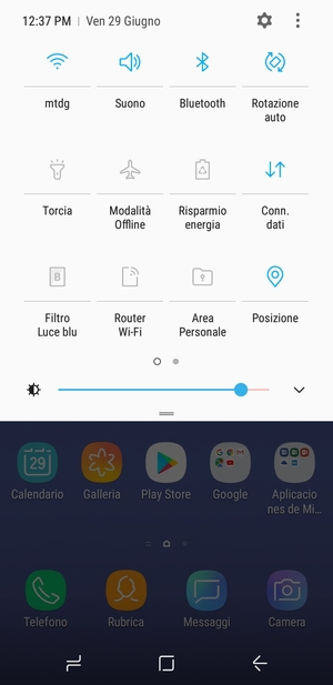 Disattiva Wi-Fi e Bluetooth